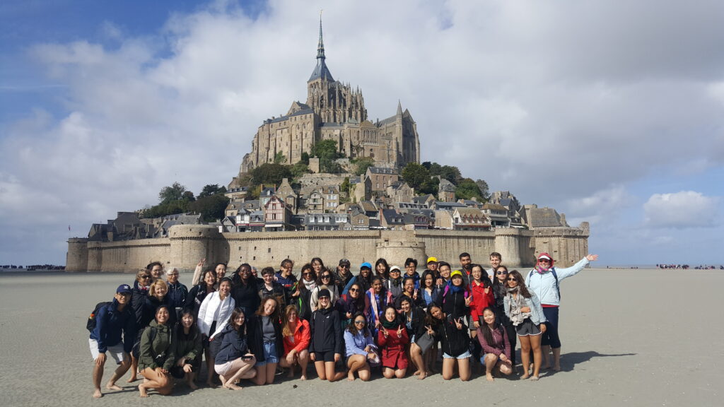 Discovery of the Mont Saint Michel for our international students