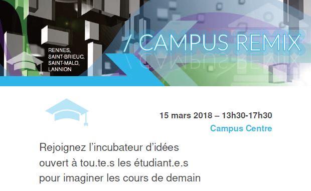 Campus Remix : Venez imaginer les cours de demain