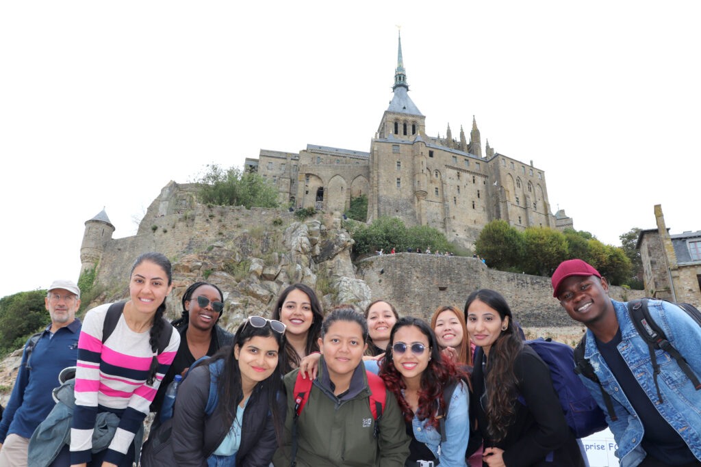 IGR-IAE Rennes International Students at Mont-St-Michel