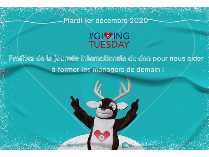 Giving Tuesday : Soutenez la Fondation !