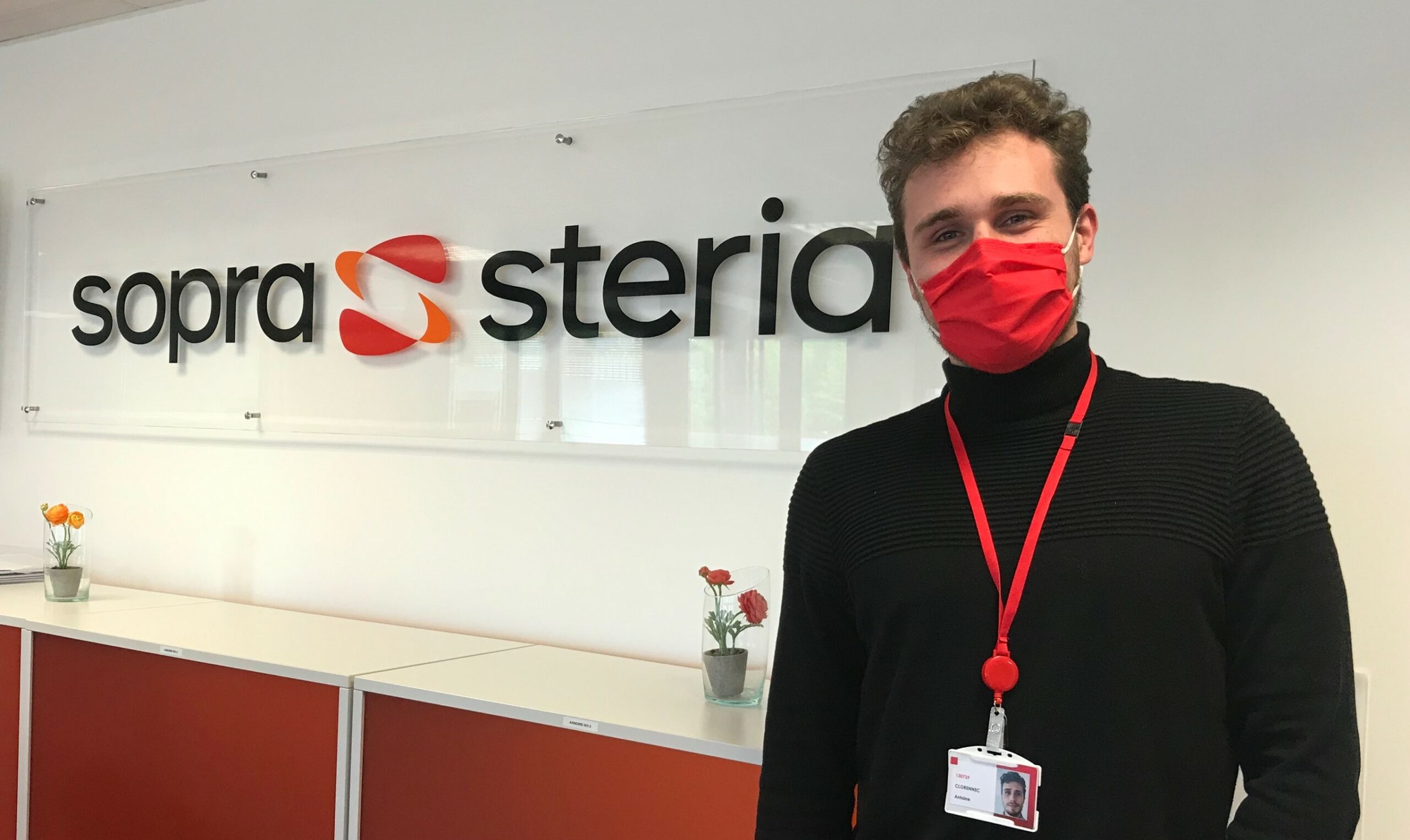 Antoine Clorennec, en stage chez Sopra Steria