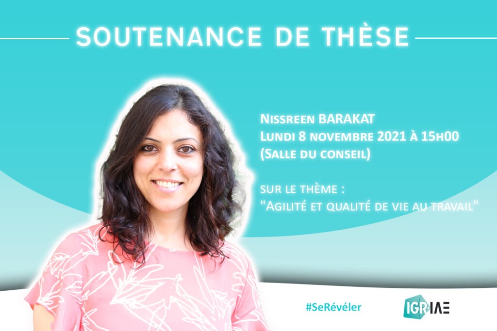 Soutenance de thèse de Nissreen BARAKAT