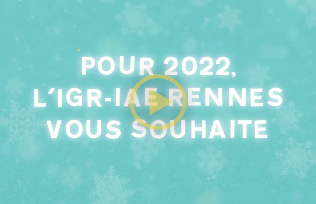 L’IGR-IAE vous souhaite de joyeuses fêtes !