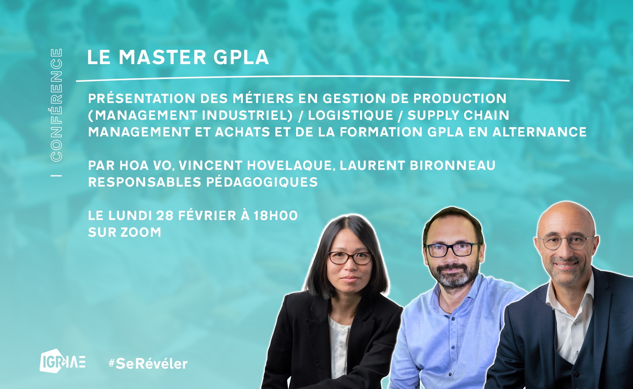 Conférence « Présentation du Master GPLA »