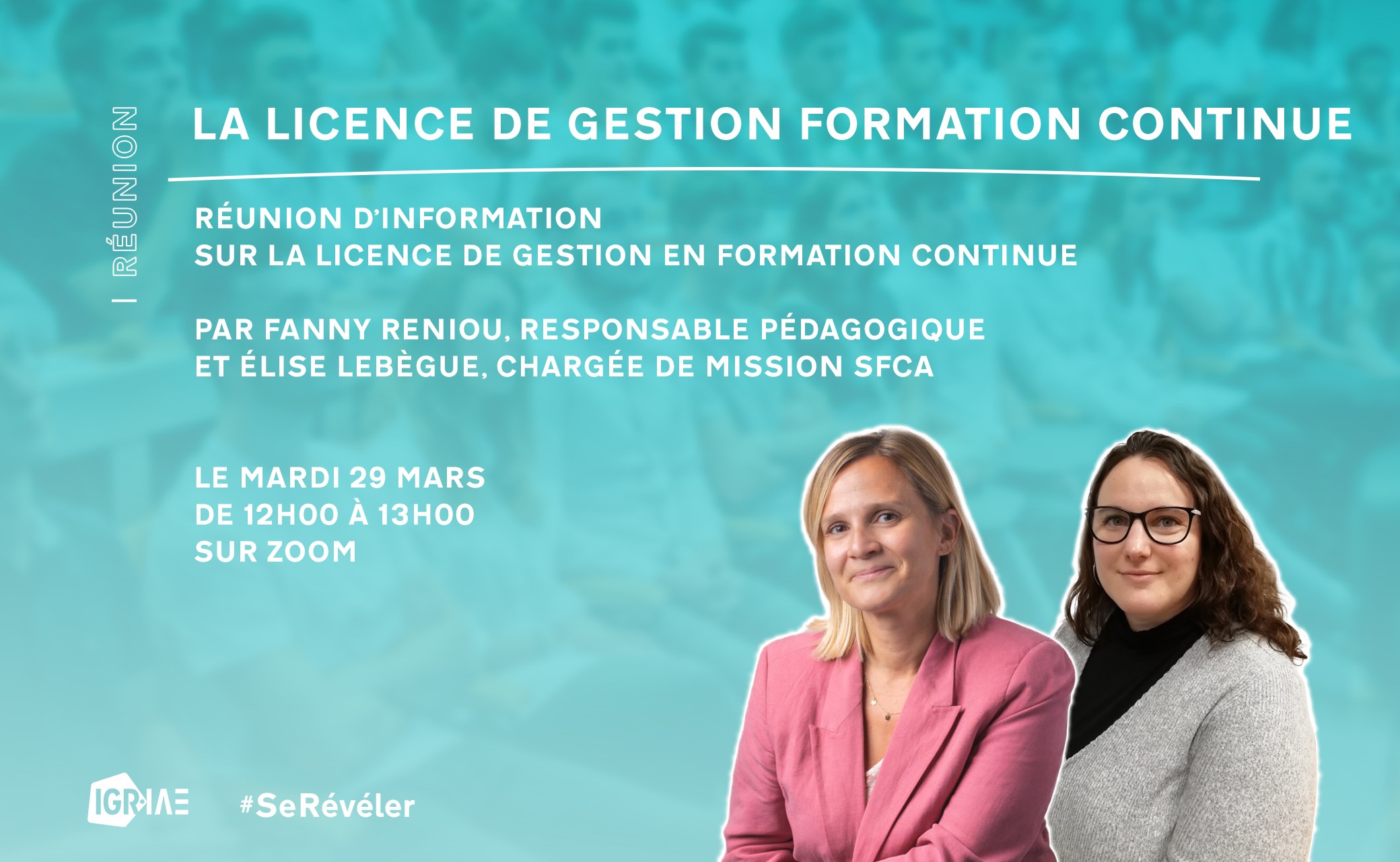 Réunion d’information Licence de Gestion Formation Continue