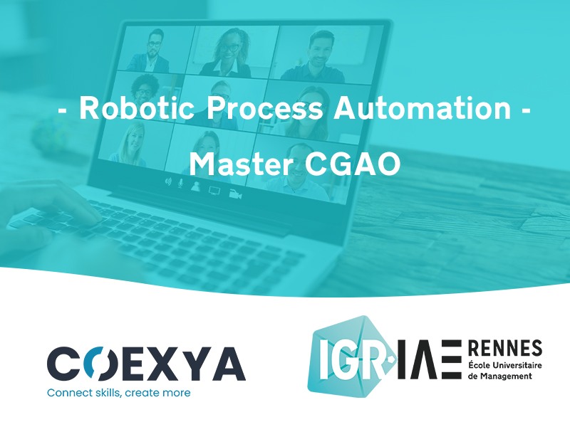 Conférence métier sur la «Robotic Process Automation» pour les étudiants de CGAO