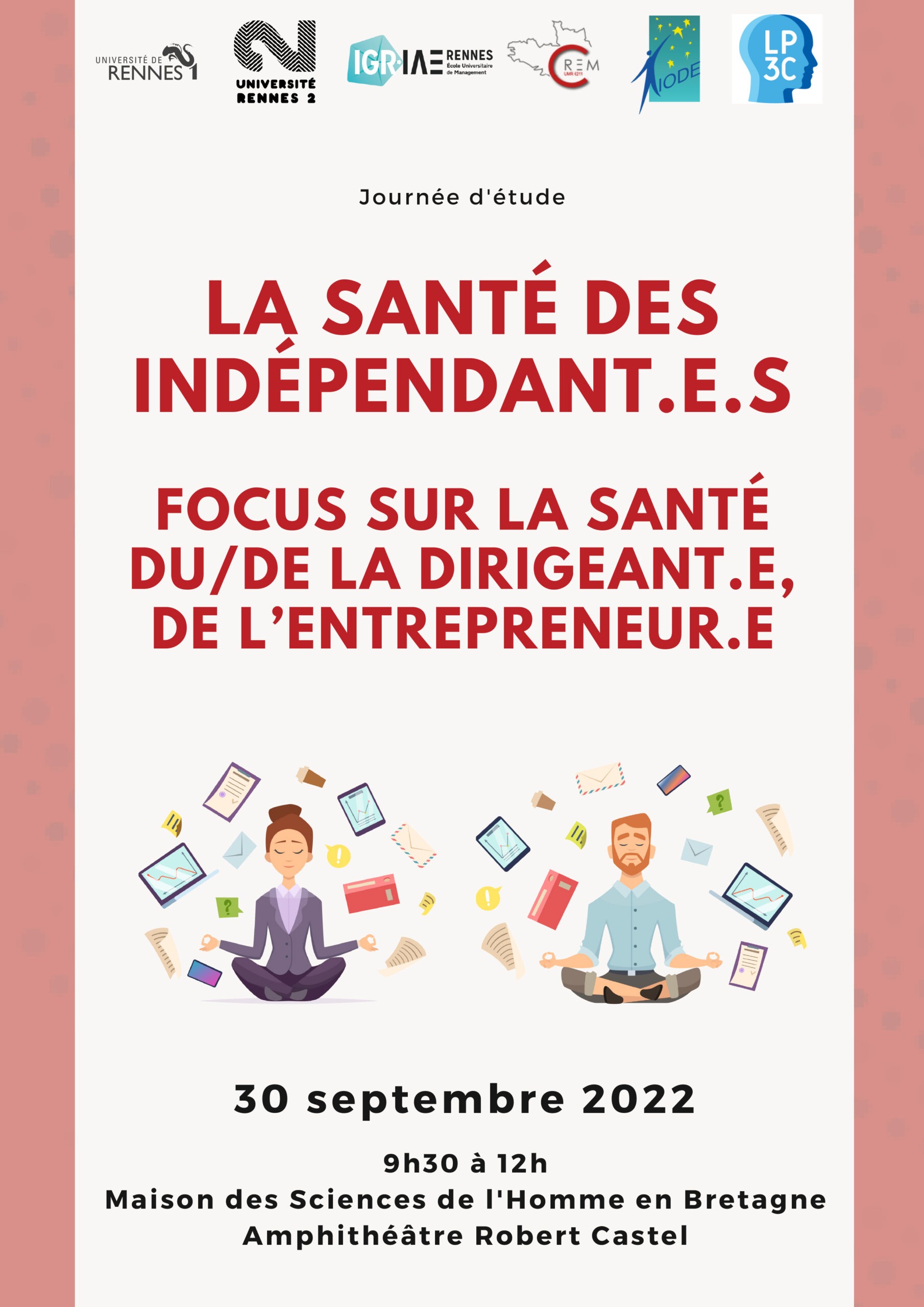 « La santé des Indépendant.e.s », focus sur la santé du/de