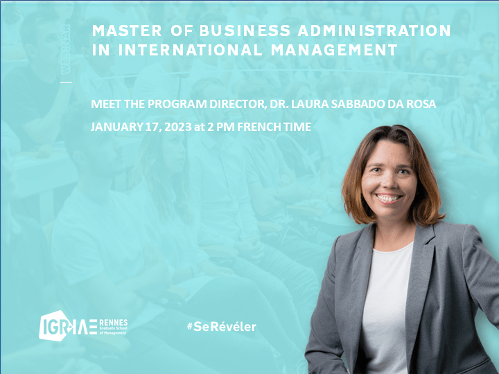 Q&A – Live webinar – Master of Business Administration in International Management