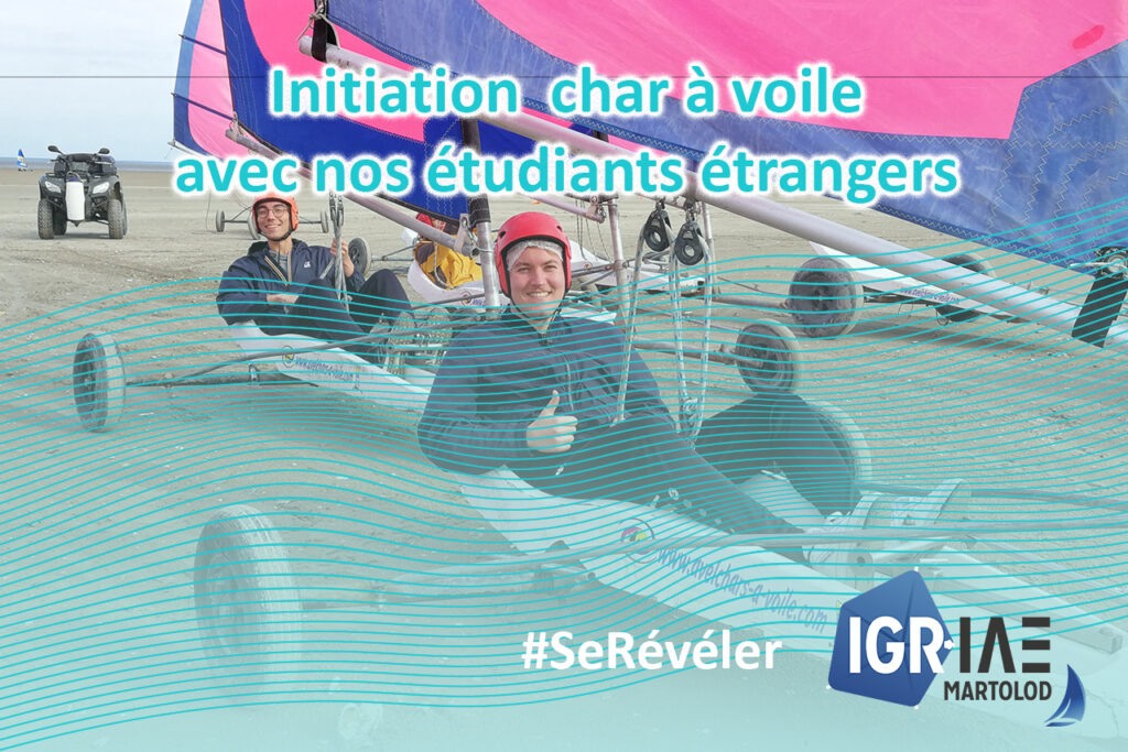 Initiation char à voile pour nos étudiants étrangers
