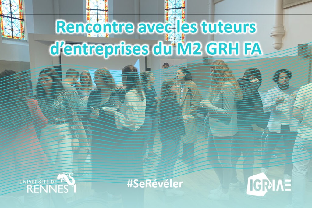Rencontre avec les tuteurs d’entreprises du M2 GRH FA