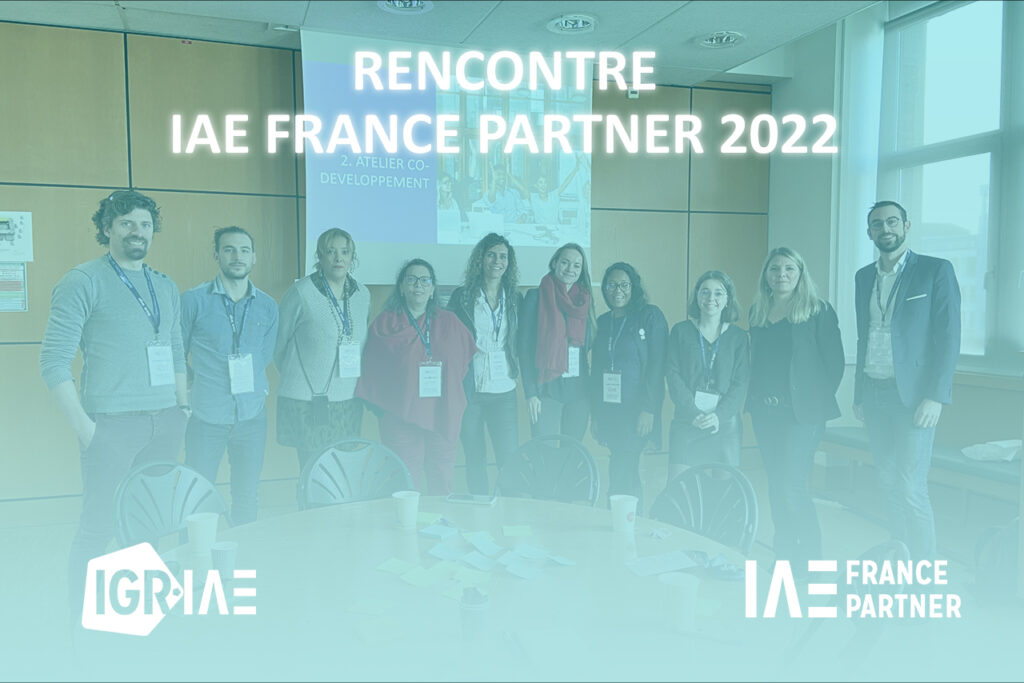 Rencontre IAE FRANCE PARTNER