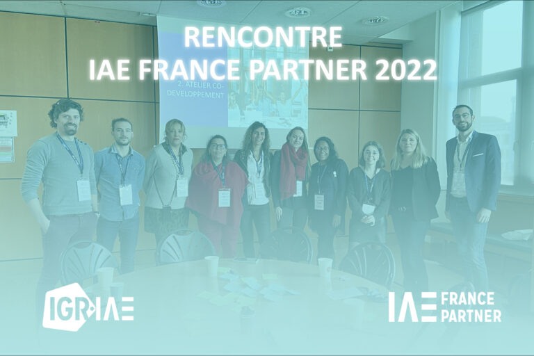 Rencontre IAE France Partner 2022