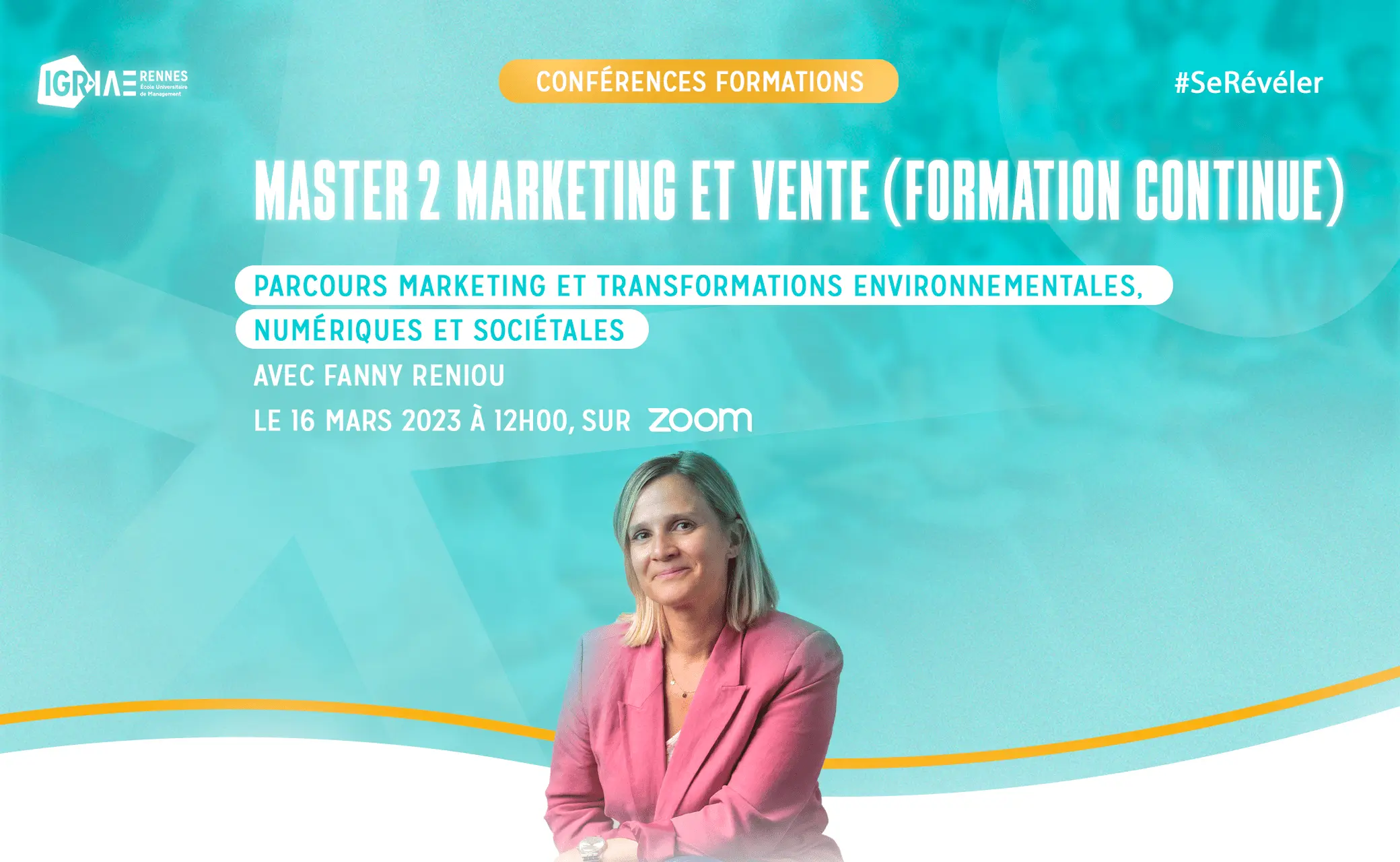 Conférence Master Marketing et Vente (Formation Continue)