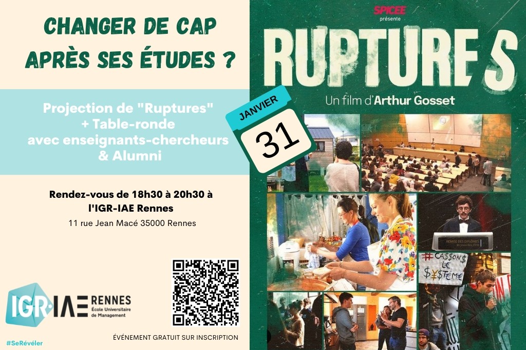 Projection/débat du film « Ruptures »