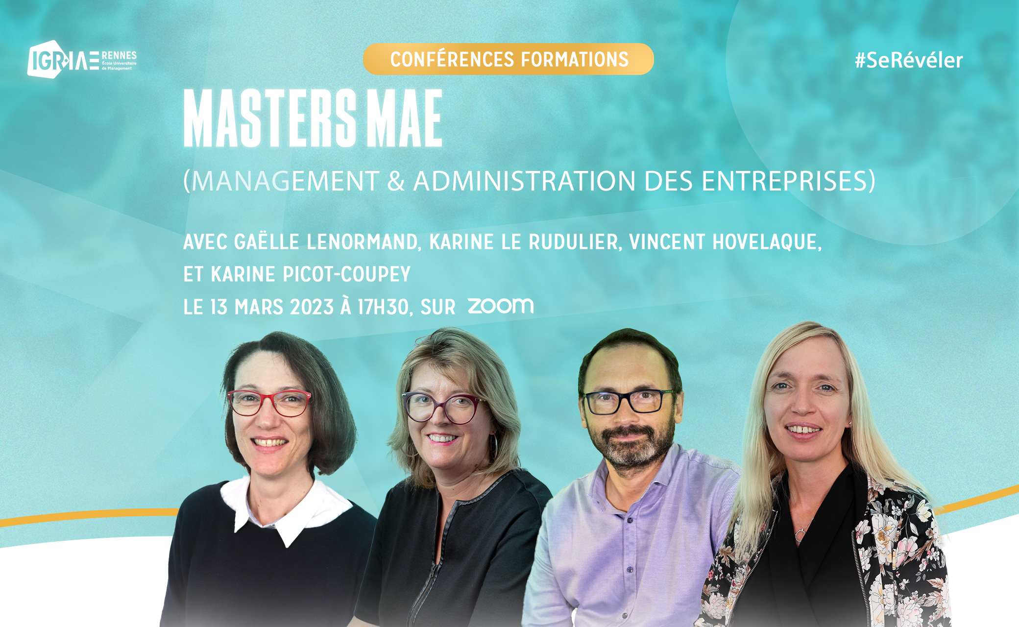 Conférence “Présentation des Masters MAE”
