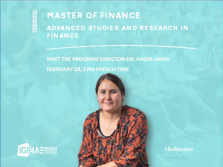 Q & A – Live webinar – Master of Finance – Advanced Studies and Research in Finance
