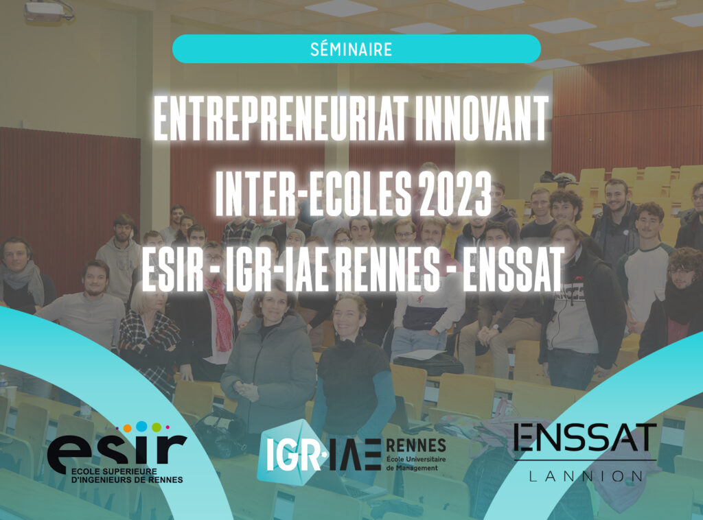 Séminaire entrepreneuriat innovant inter-écoles 2023