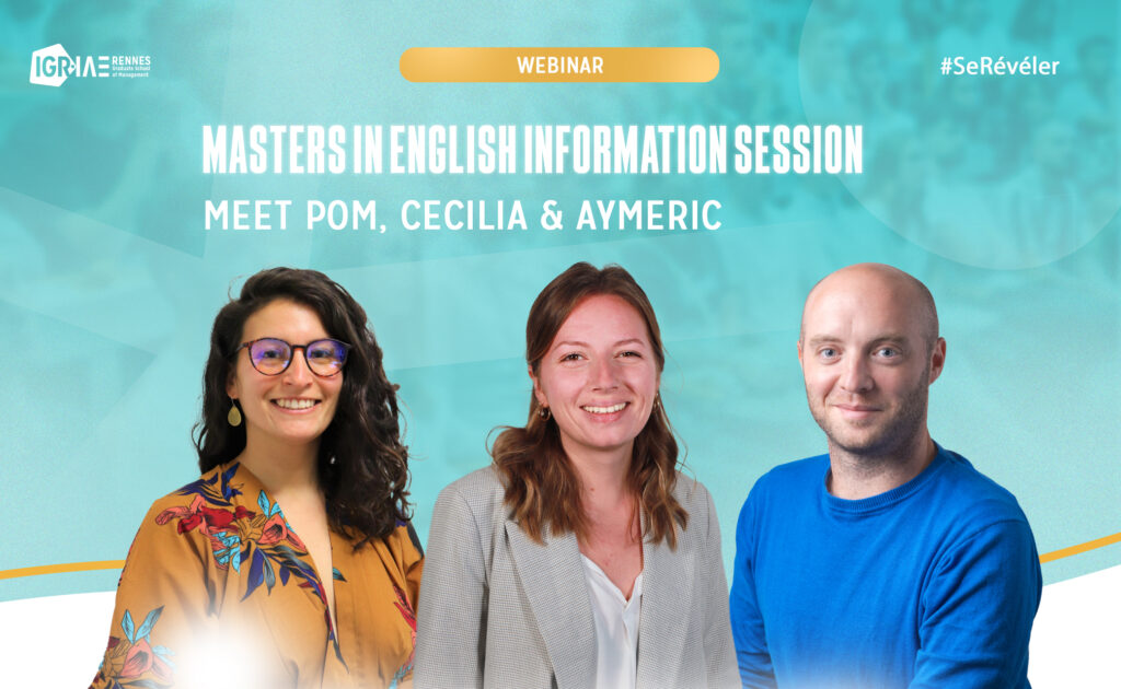 Webinar – General presentation & application procedures for Masters taught in English