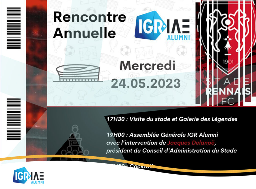 Rencontre annuelle d’IGR Alumni