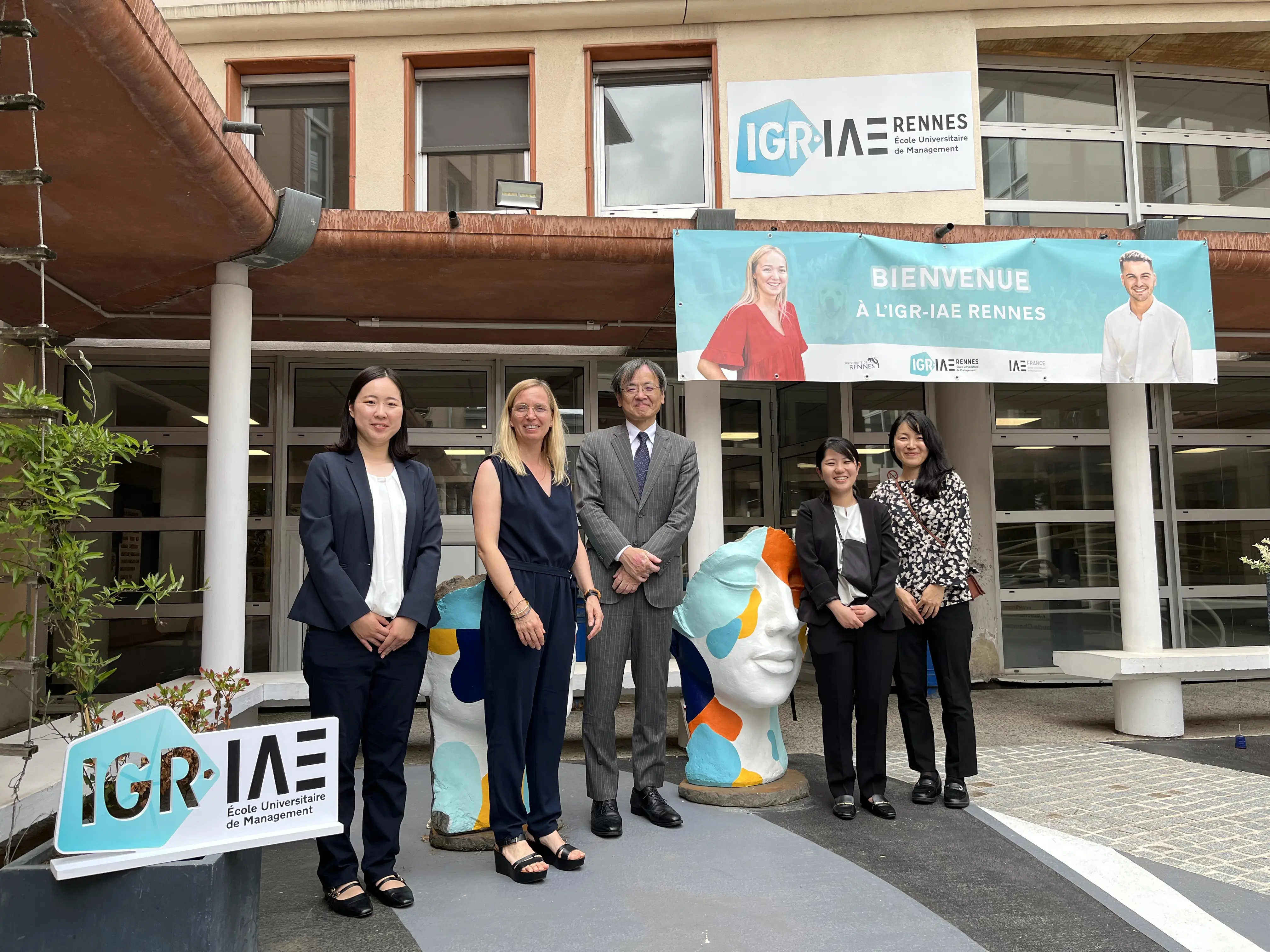 The IGR-IAE Rennes welcomes a Japanese delegation from the University of Chiba
