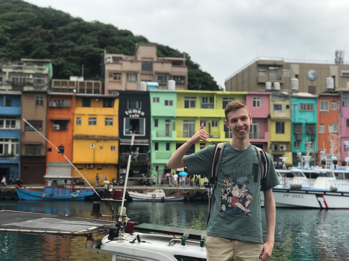 Léopold, en semestre international à l’Université Soochow de Taipei