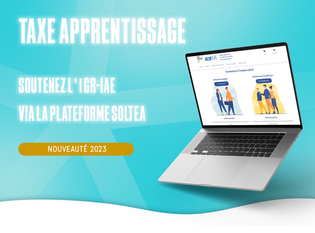 Taxe d’Apprentissage 2023 : prolongation d’ouverture de la plateforme SOLTéA