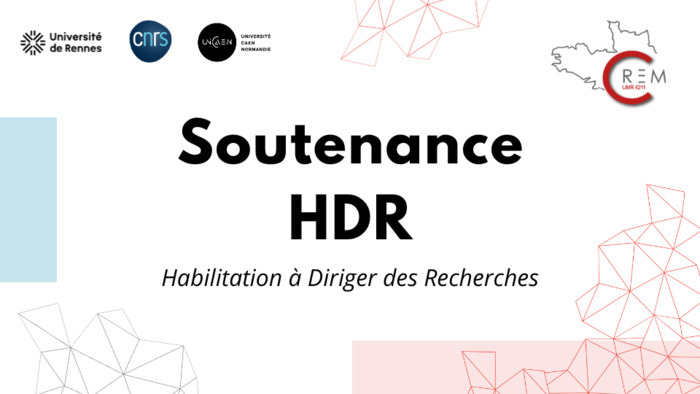 Soutenance HDR de Dany Vyt