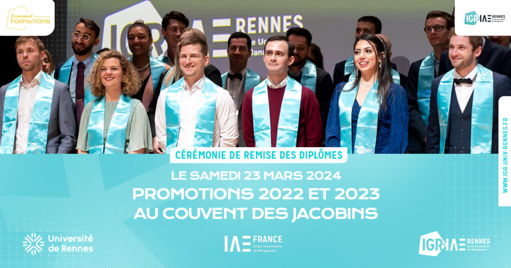 Cérémonie de Remise des Diplômes & Gala le samedi 23 mars 2024