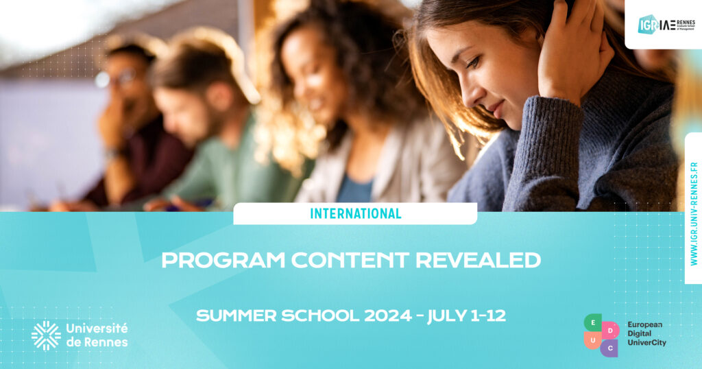 Summer School 2024 – Program content unveiled