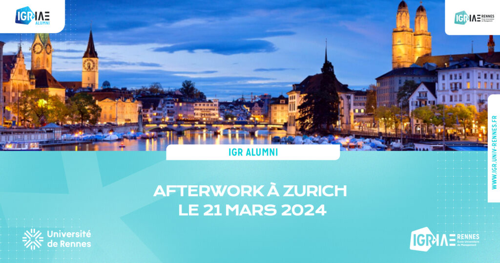 Afterwork IGR Alumni à Zurich le 21 mars