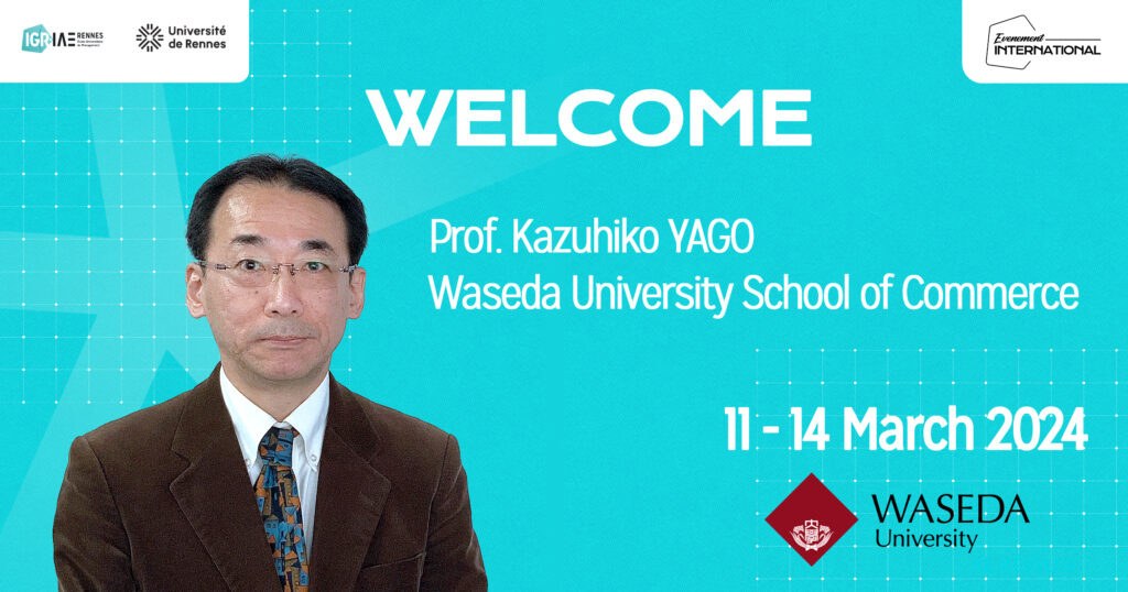 Accueil du Professeur Kazuhiko YAGO