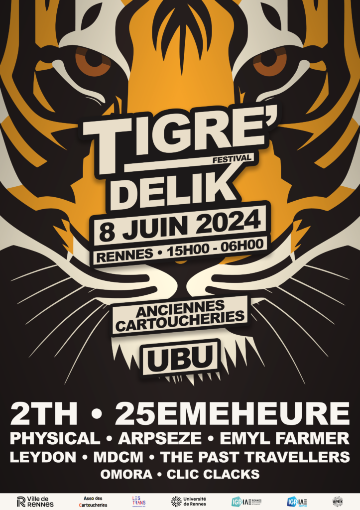 7ème édition du Festival Tigre’Délik le 8 juin
