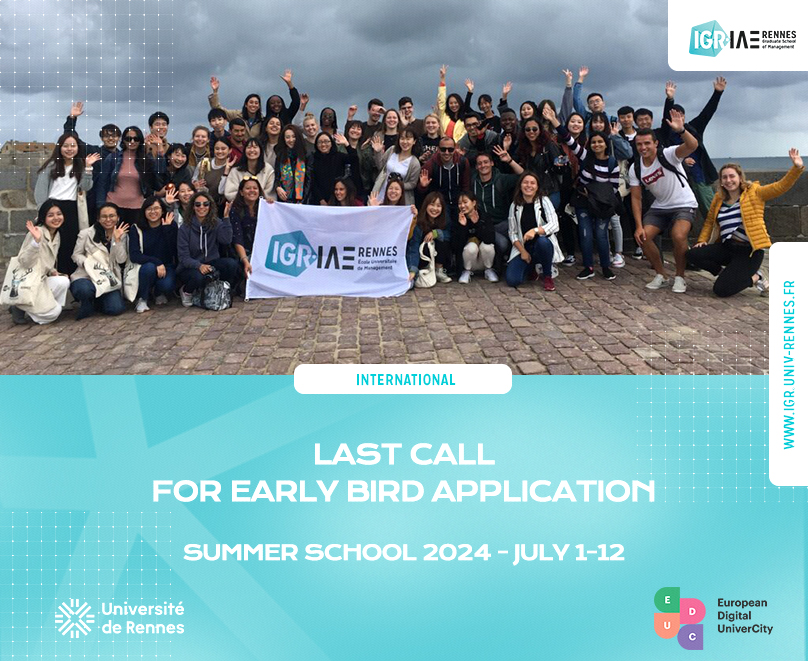 Summer School 2024 – Last call for Early Bird Application