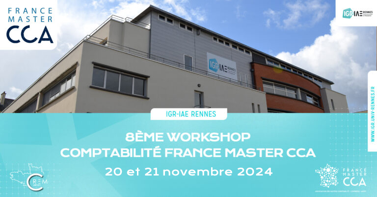 8ème Workshop Comptabilité France Master CCA