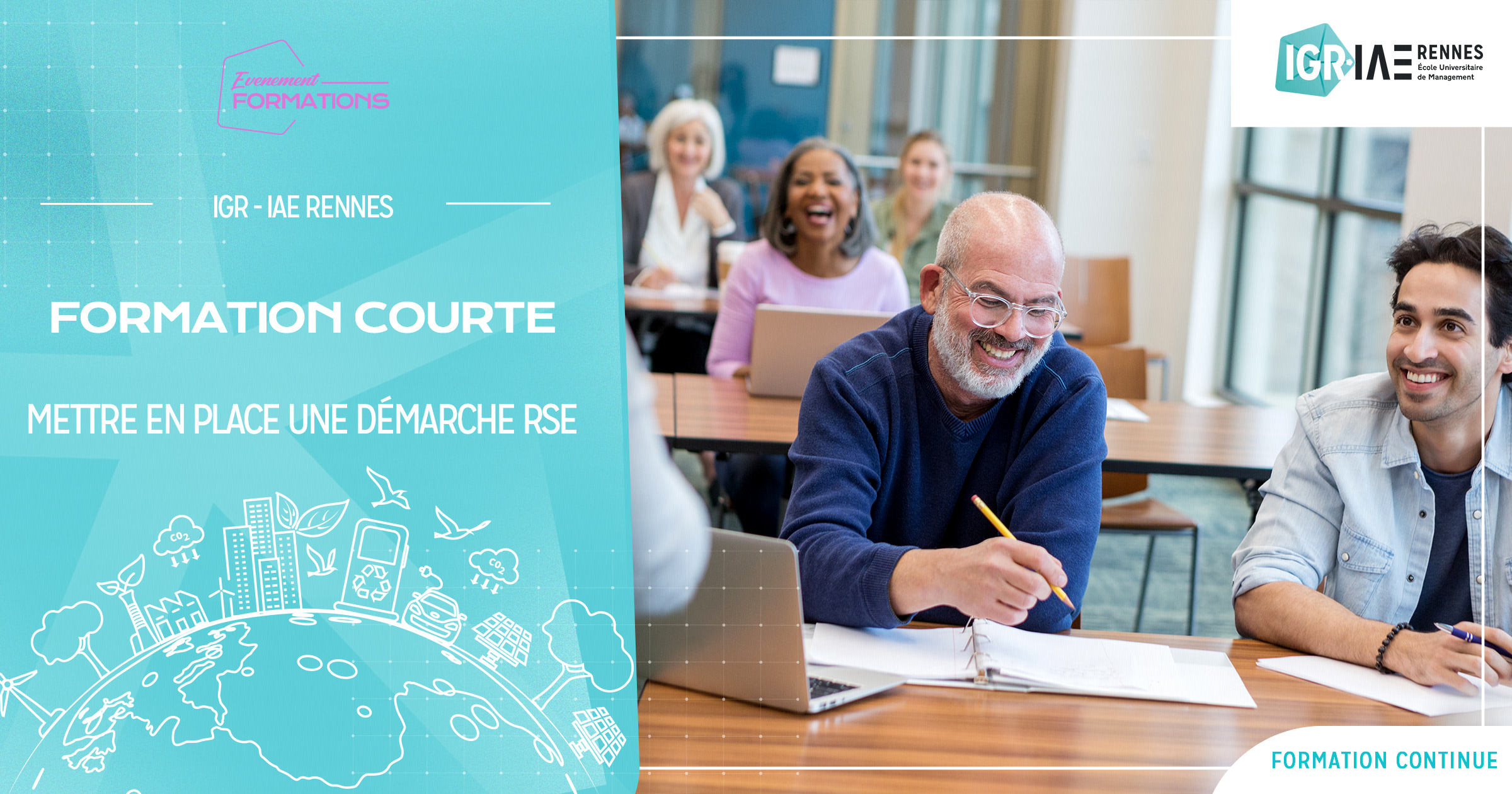 Formation courte : mettez en place la démarche RSE de votre entreprise !