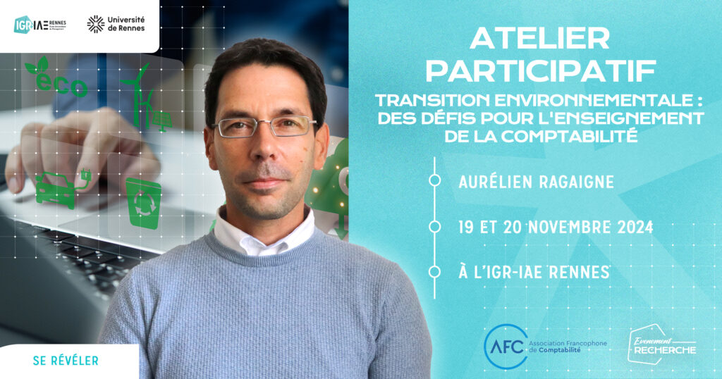 Atelier participatif « Transition environnementale : des défis pour l’enseignement de la comptabilité »