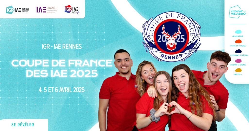 La Coupe de France des IAE 2025 aura lieu à Rennes