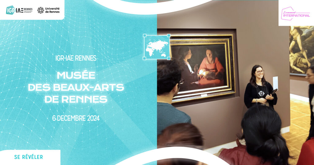 Visite du Musée des Beaux-Arts de Rennes pour nos étudiants internationaux