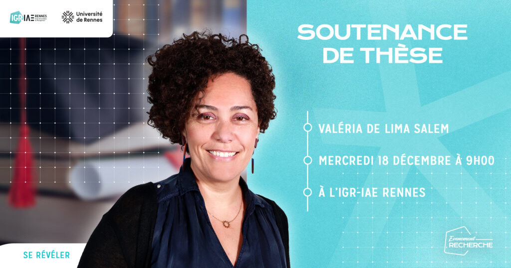 Soutenance de thèse de Valéria De Lima Salem