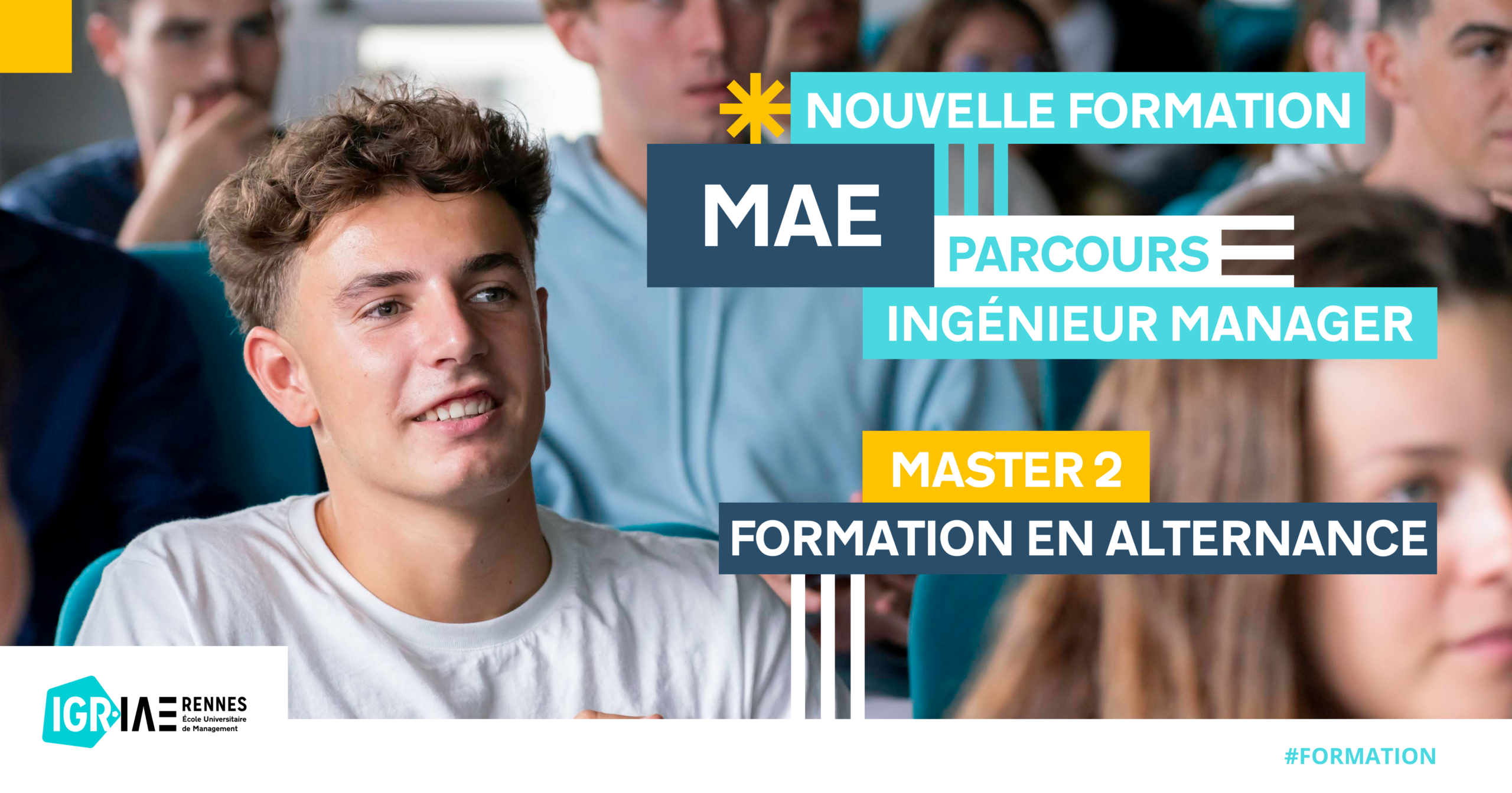 Nouveau diplôme à l’IGR-IAE Rennes : Master 2 MAE Ingénieur-Manager en alternance !