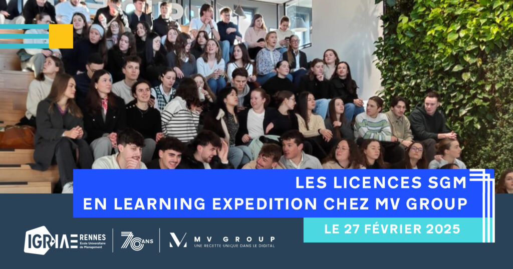 Les Licences SGM en Learning Expedition chez MV Group