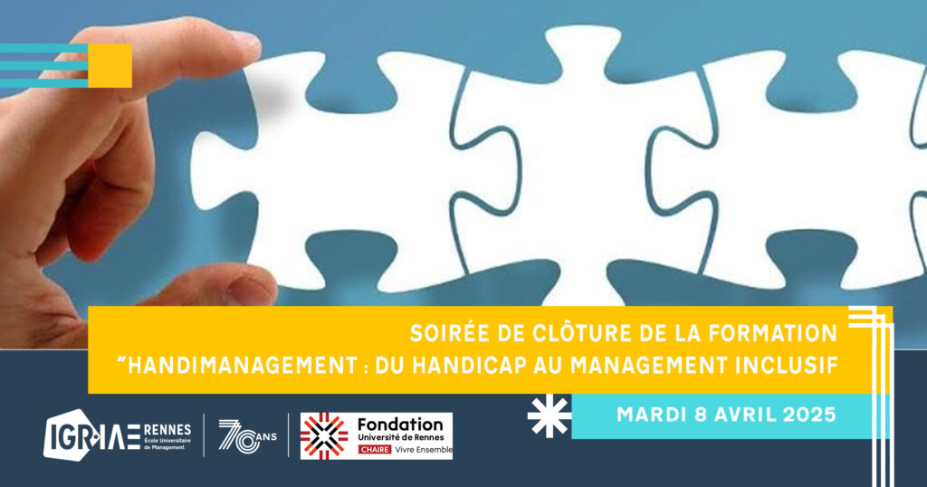 Soirée de clôture de la formation « Handimanagement : Du handicap au management inclusif »