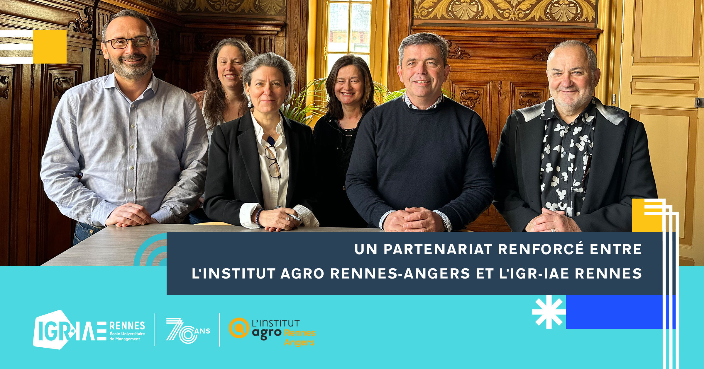 Un partenariat renforcé entre l’Institut Agro Rennes-Angers et l’IGR-IAE Rennes