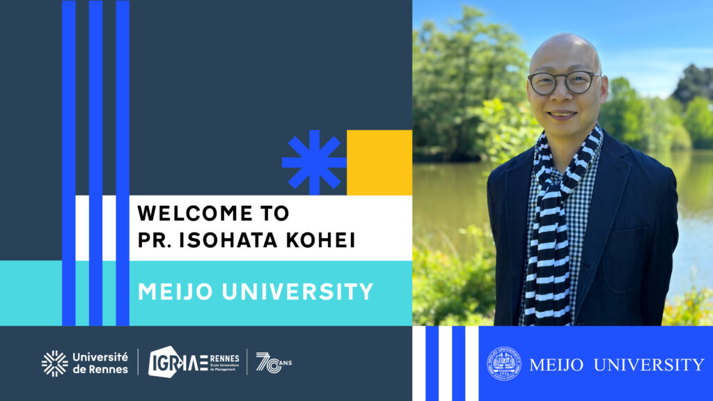 Bienvenue au Pr. ISOHATA, chercheur invité de l’Université Meijo