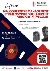 Affiche conférence Rire et humour au travail