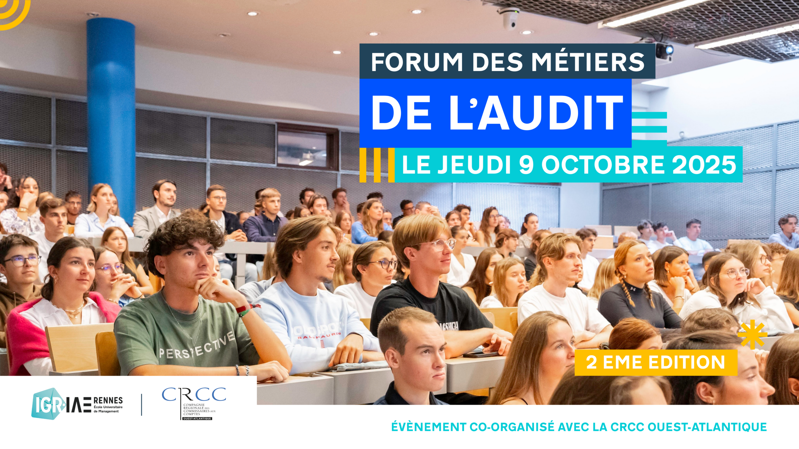 2ᵉ Forum des métiers de l’Audit le 9 octobre 2025
