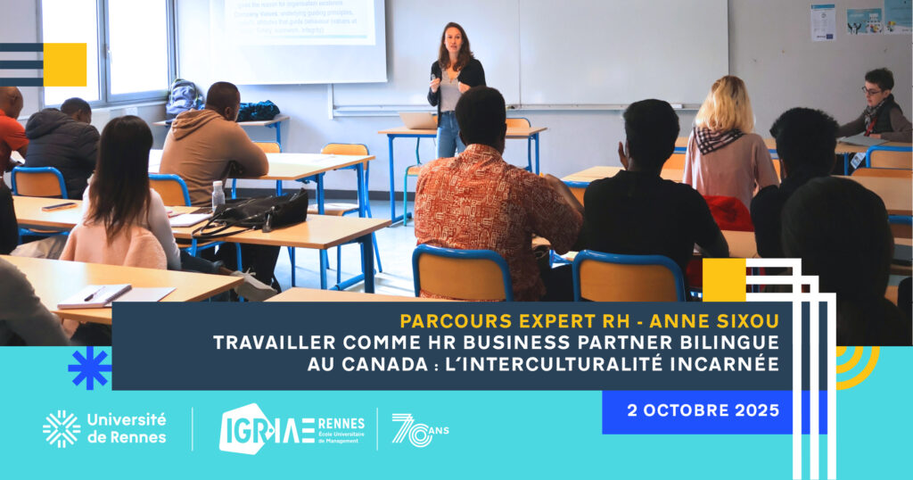 Parcours Expert RH ∙ Le cycle 2025-2026 commence avec la conférence d’Anne Sixou