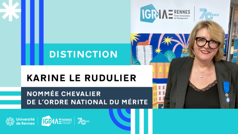 Karine Le Rudulier, chevalier de l’ordre national du Mérite