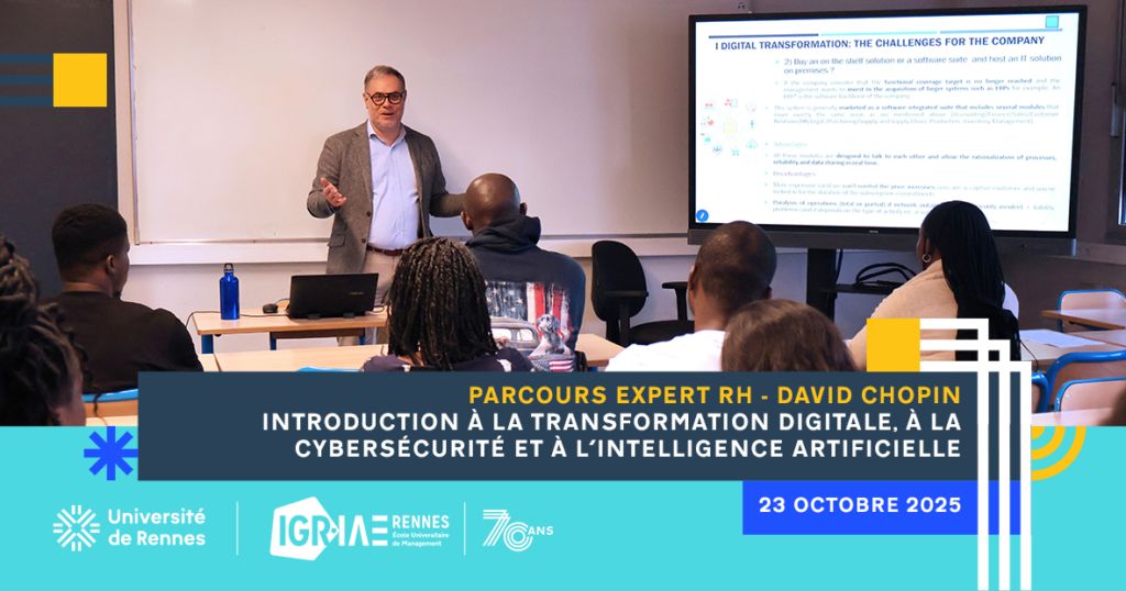 Parcours Expert RH 2025 ∙ Transformation digitale, cybersécurité et intelligence artificielle