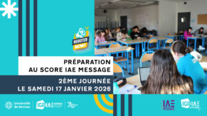 2ème et dernière journée de préparation au Score IAE-Message avec IGR Diffusion